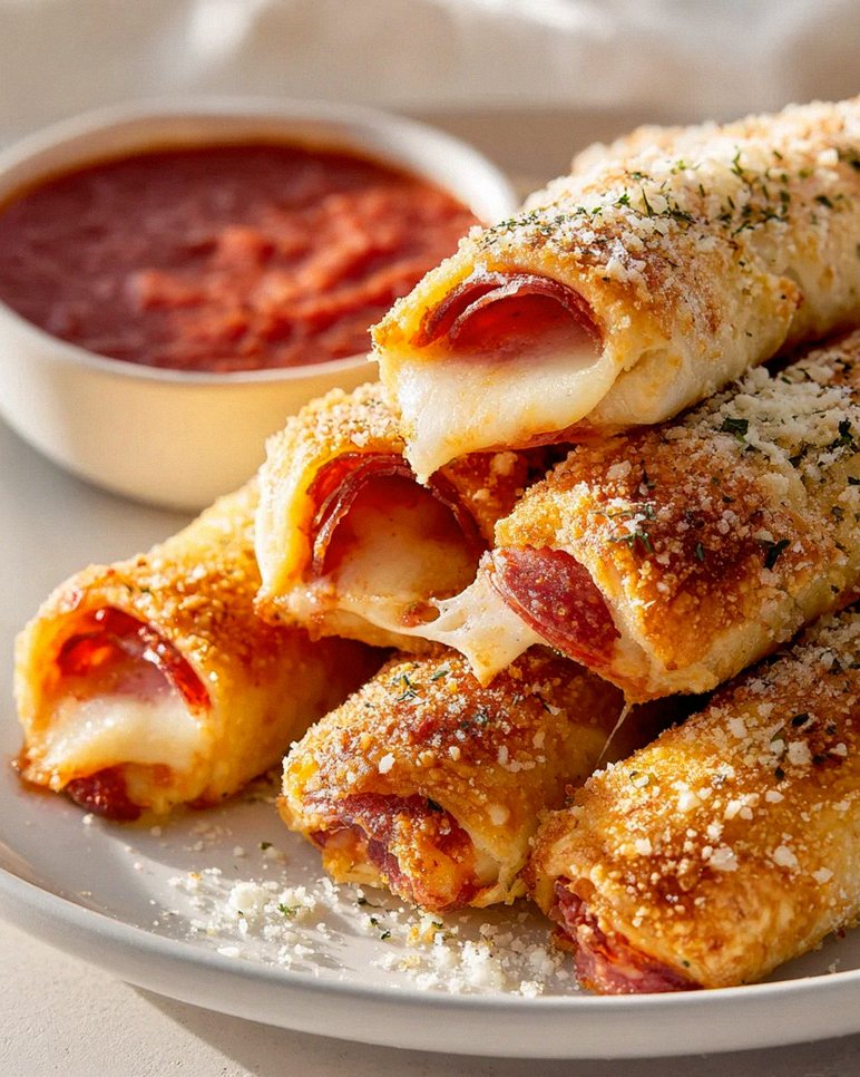 Beef turkey pepperoni Pizza Roll Breadsticks: So lecker, so einfach!