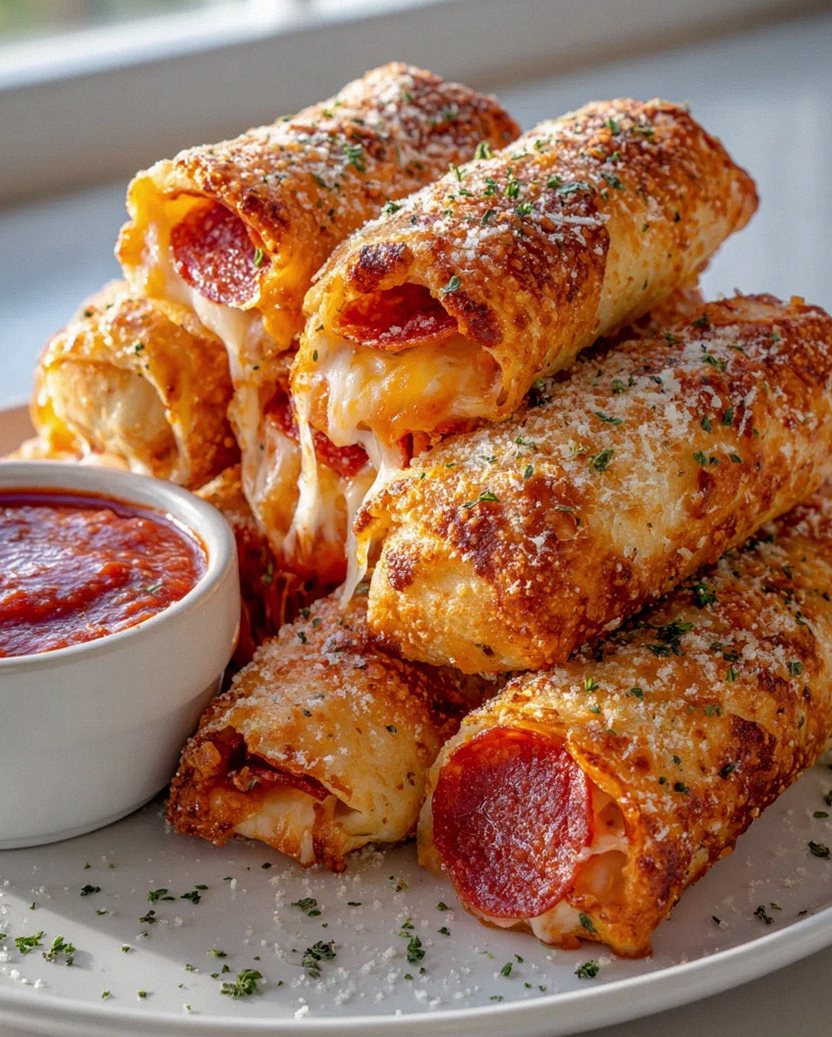 Beef turkey pepperoni Pizza Roll Breadsticks: So lecker, so einfach! – Schritt 2