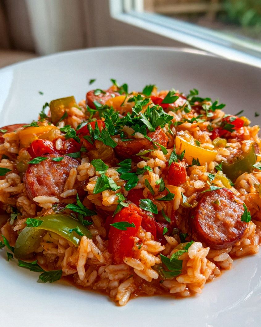 Best One Pan Italian Beef Sausage & Rice for Busy Nights