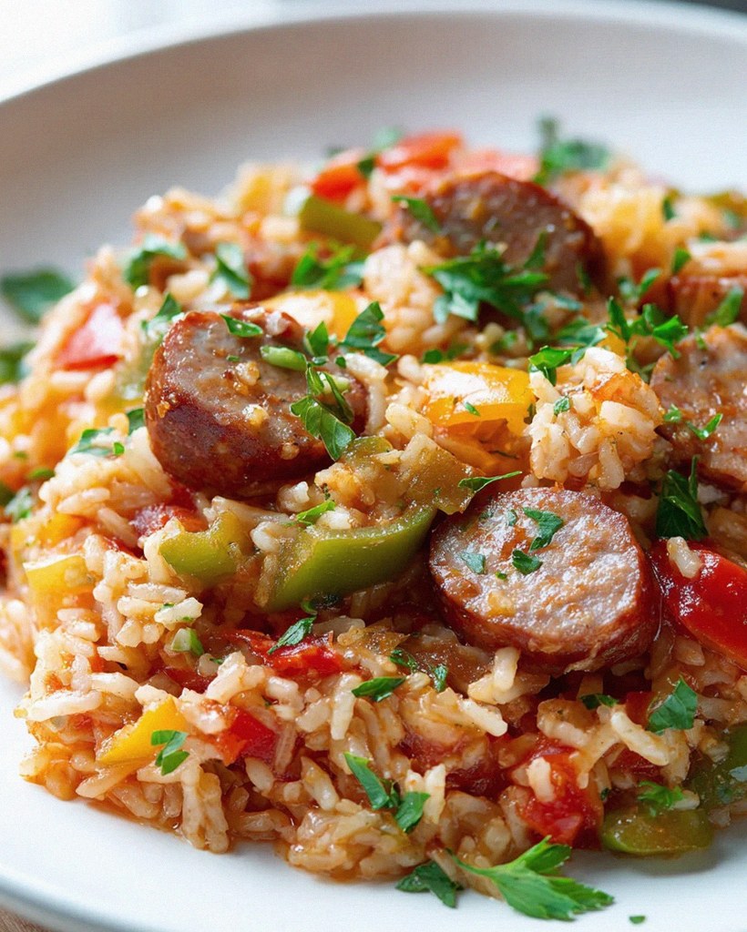 Best One Pan Italian Beef Sausage & Rice for Busy Nights – Schritt 2