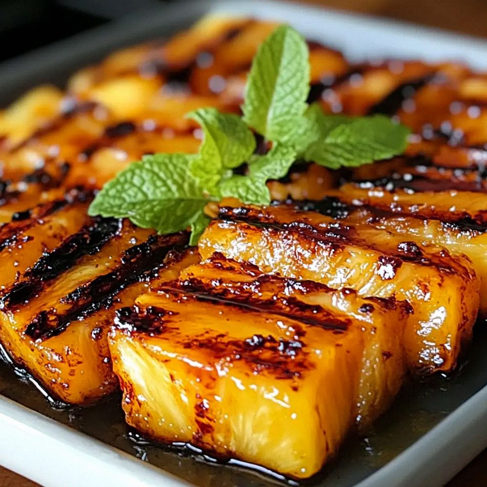 Brauner Zucker Gegrillte Ananas für den perfekten Sommerdelight – Schritt 2