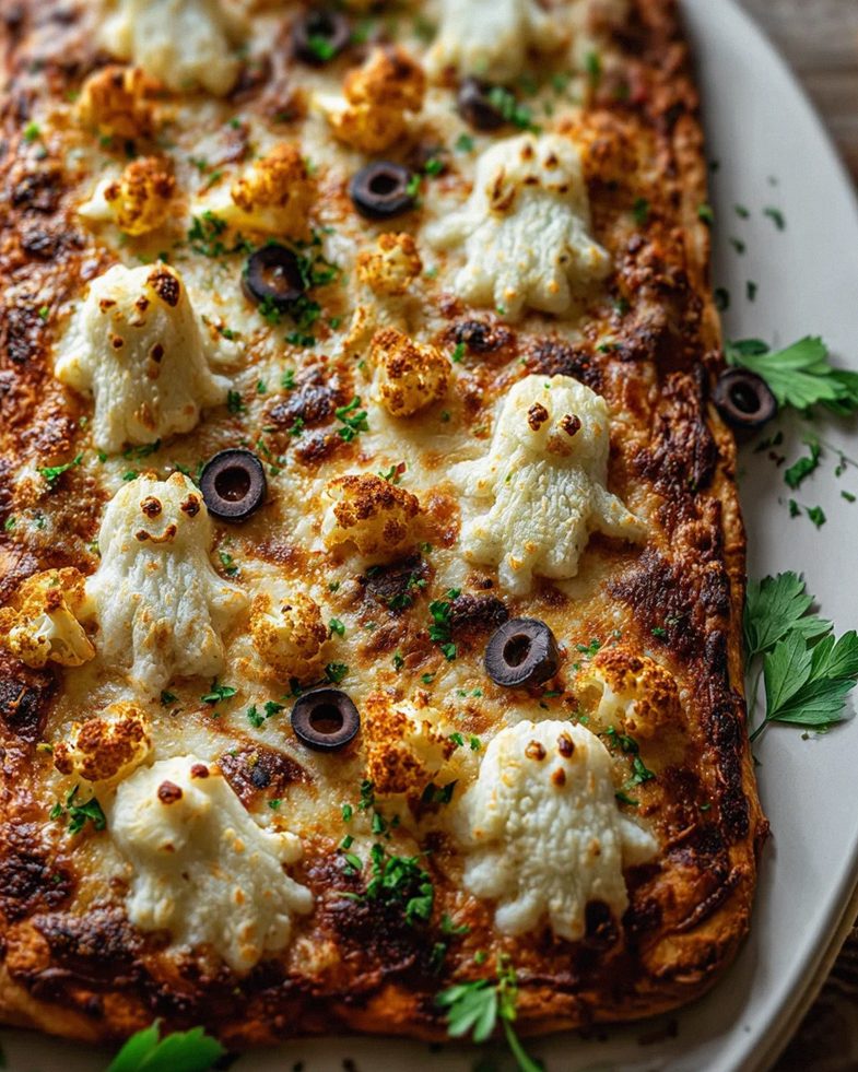 Cemetery Flatbread Pizza: Gruseliger Genuss für Halloween – Schritt 2
