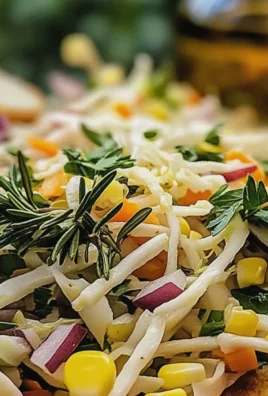 Chinakohl Salat mit Mais Honig Senf