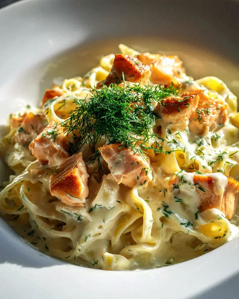 Cremige Lachs Pasta – Schnell & Lecker Abendessen!