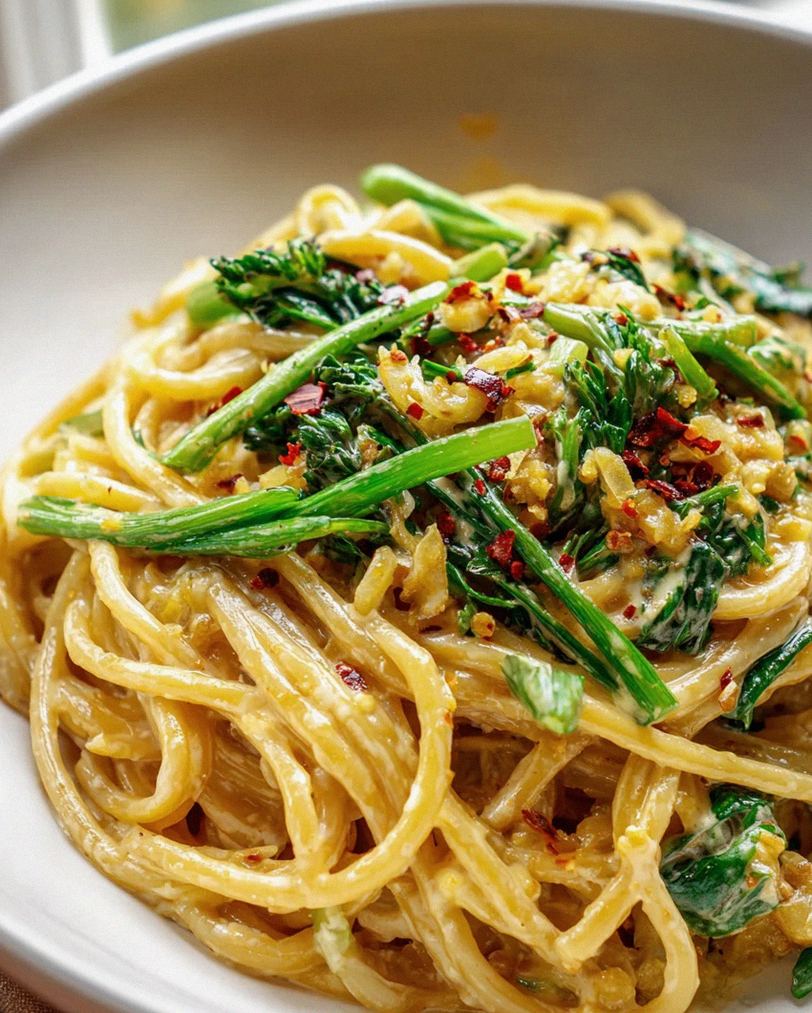 Cremige Vegane Knoblauchnudeln: Einfach unwiderstehlich lecker! – Schritt 2
