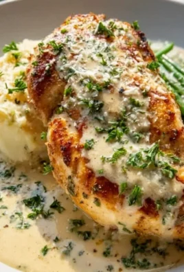 Cremiges Knoblauch-Parmesan-Hühnchen Rezept für Feinschmecker