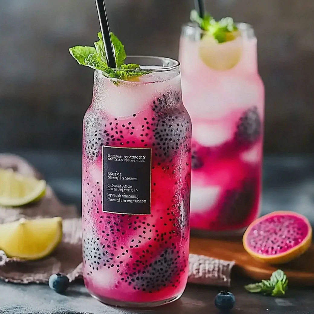 Dragonfruit Spritz erfrischender Party-Drink für den Sommer – Schritt 1