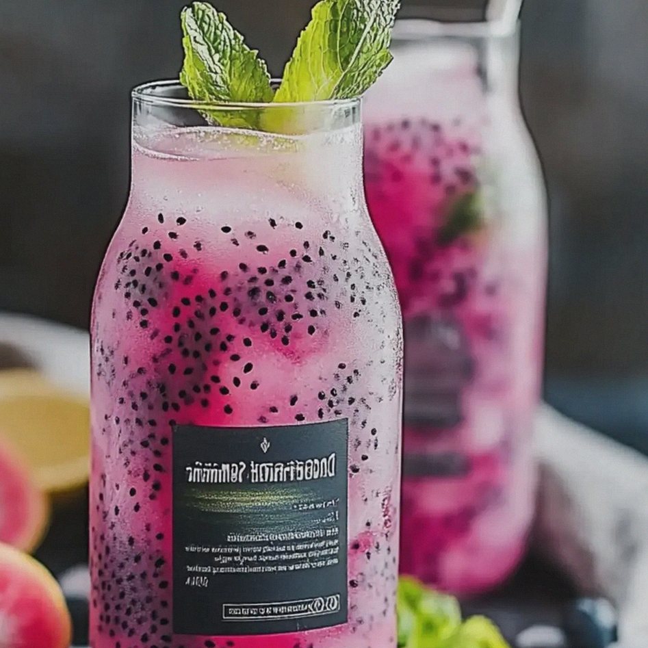 Dragonfruit Spritz erfrischender Party-Drink für den Sommer – Schritt 2