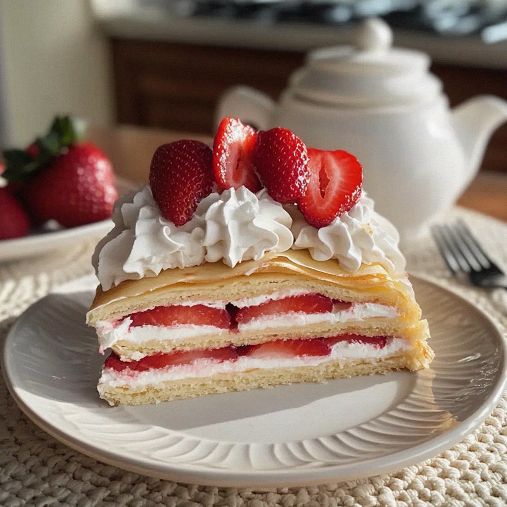 Erdbeerkreppkuchen – Leicht & Luftig genießen – Schritt 1