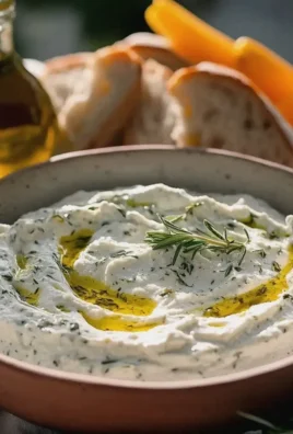 Feta Dip mit Knoblauch Joghurt einfach selbst zubereiten