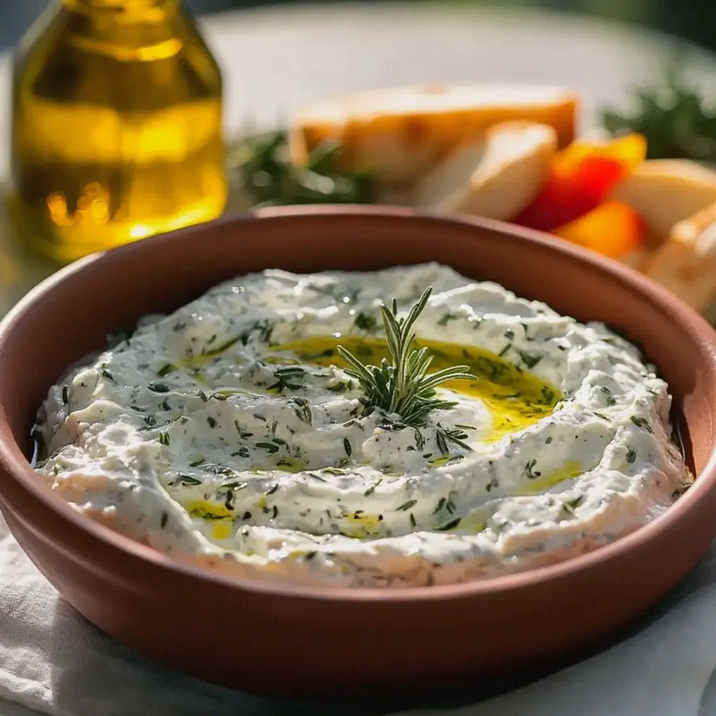 Feta Dip mit Knoblauch Joghurt einfach selbst zubereiten – Schritt 1