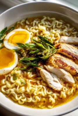 Feuriges Chicken Ramen: Feurig & Cremig mit Knoblauchsoße genießen