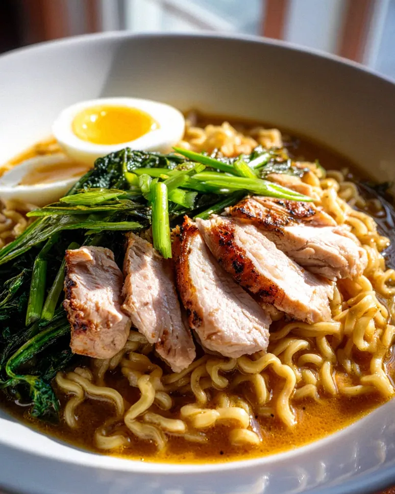 Feuriges Chicken Ramen: Feurig & Cremig mit Knoblauchsoße genießen – Schritt 2