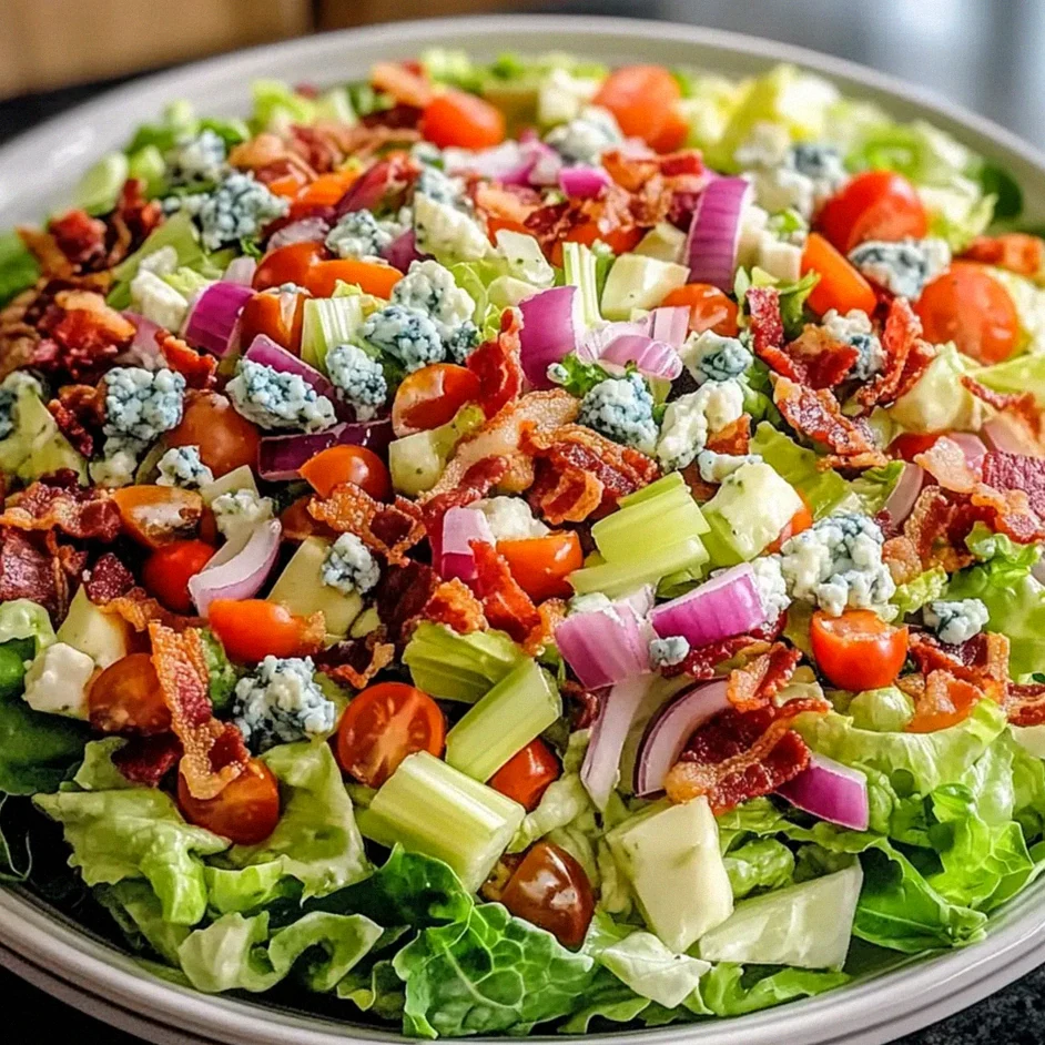 Gehackter Salat mit Zesty Zitronen-Basilikum-Dressing – Schritt 2