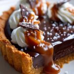 Gesalzener Karamell-Schokoladentart: Luxuriöses Genuss-Rezept!