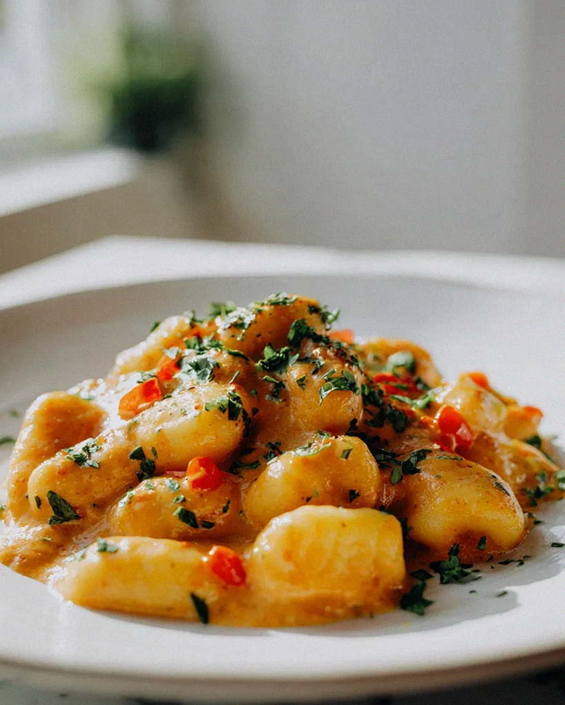 Gnocchi in würziger Paprika-Sahnesoße – ein Genuss! – Schritt 2