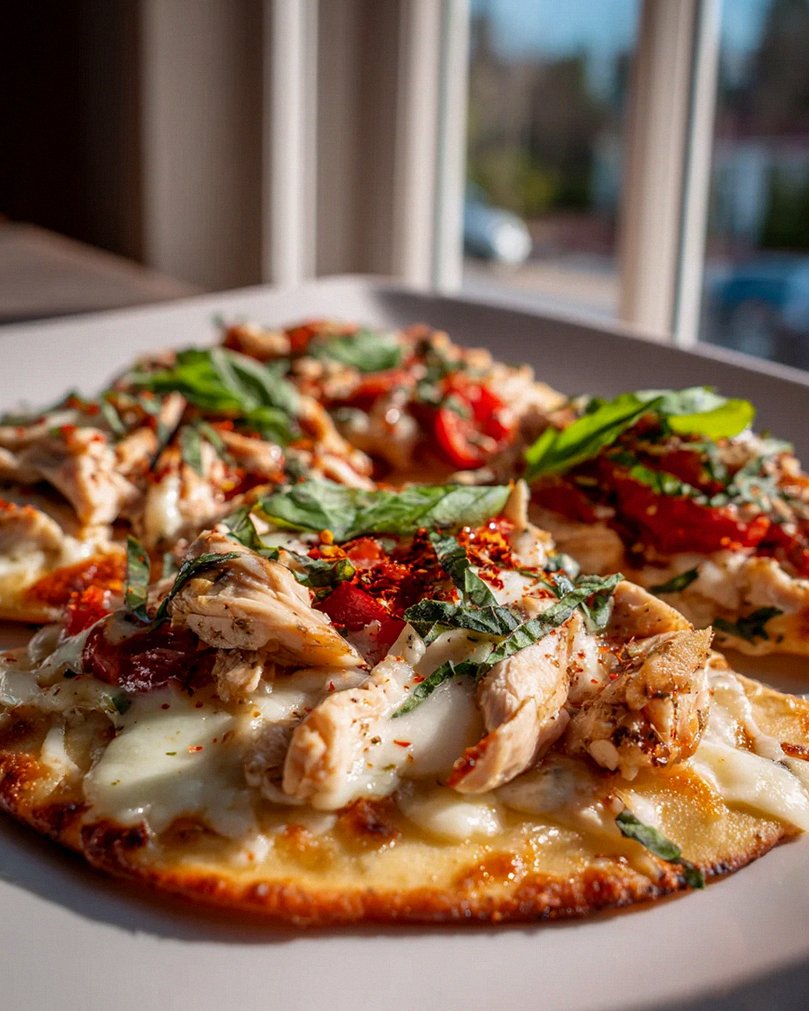 Gordon Ramsays Hähnchen-Fladenbrot-Pizza