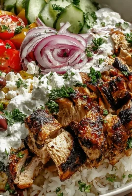 Griechische Chicken Gyro Bowls – Gesund und lecker genießen!