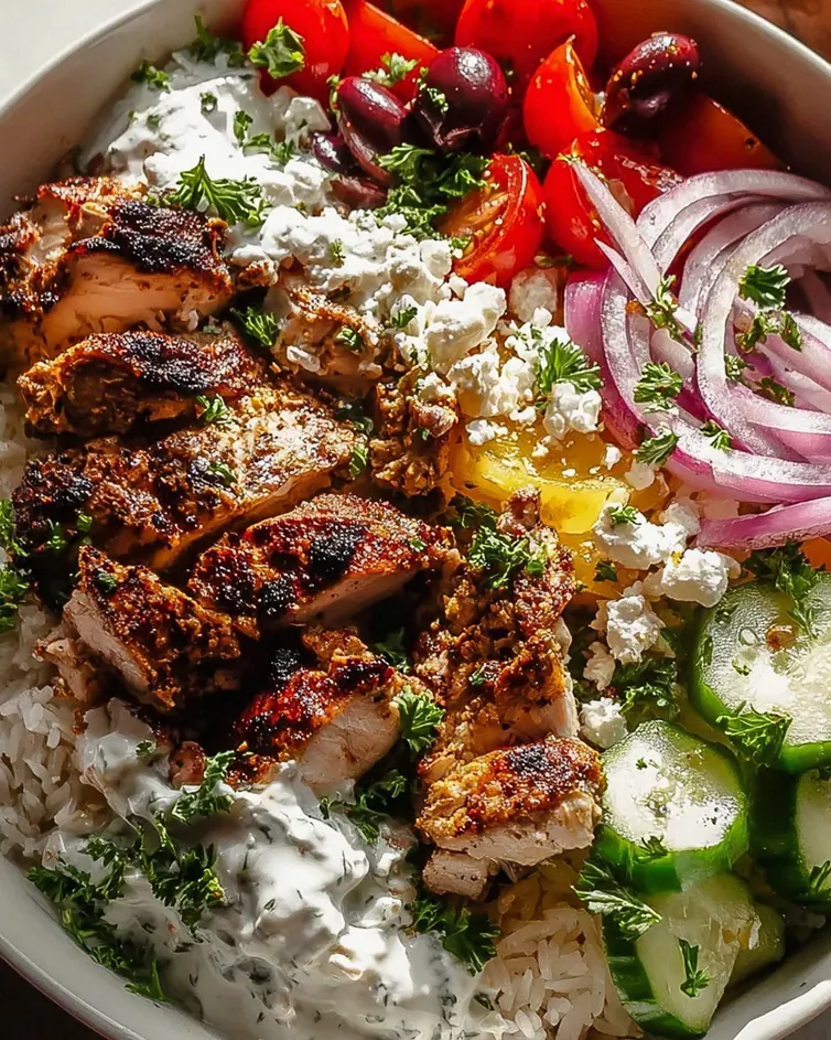 Griechische Chicken Gyro Bowls – Gesund und lecker genießen! – Schritt 2