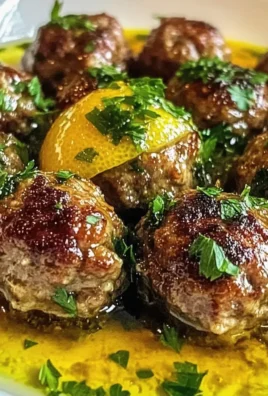 Griechische Fleischbällchen in Zitronensauce Genuss