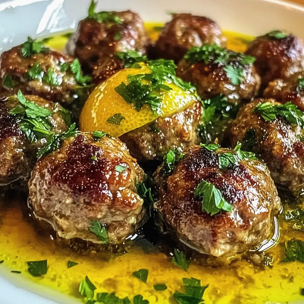 Griechische Fleischbällchen in Zitronensauce Genuss