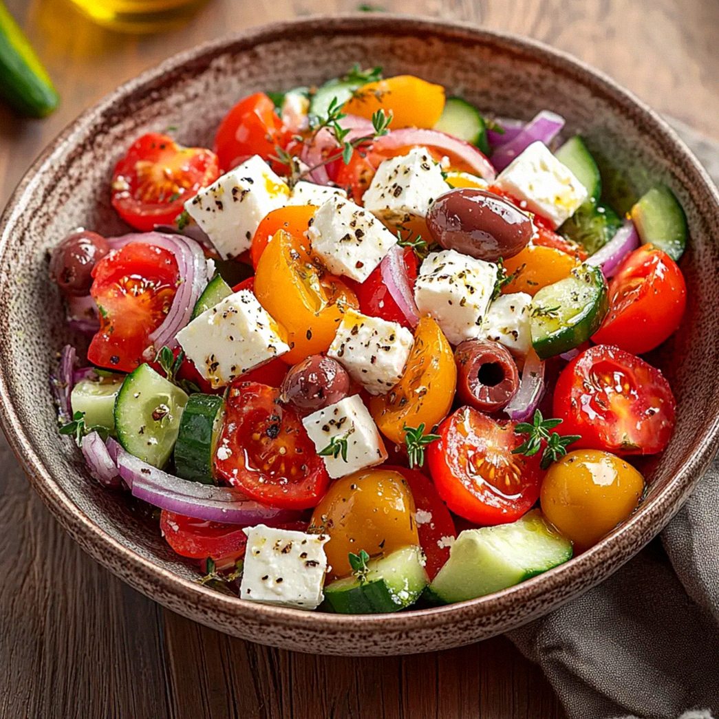 Griechischen Bauernsalat – Schritt 2
