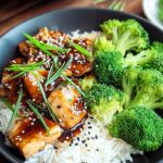 Hähnchen-Teriyaki mit Brokkoli und Reis