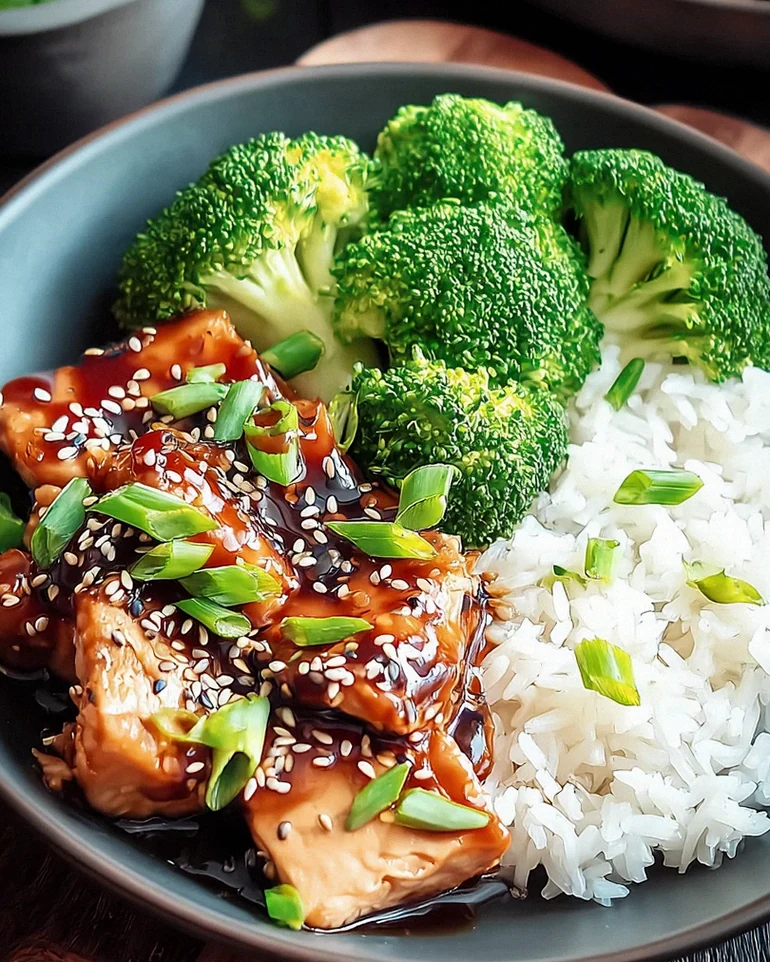 Hähnchen-Teriyaki mit Brokkoli und Reis – Schritt 1