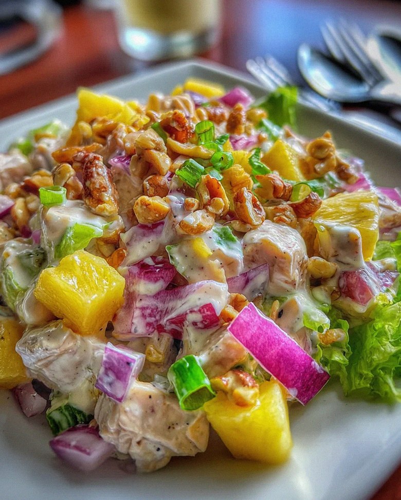 Hawaiianischer Hühnersalat – Schritt 1