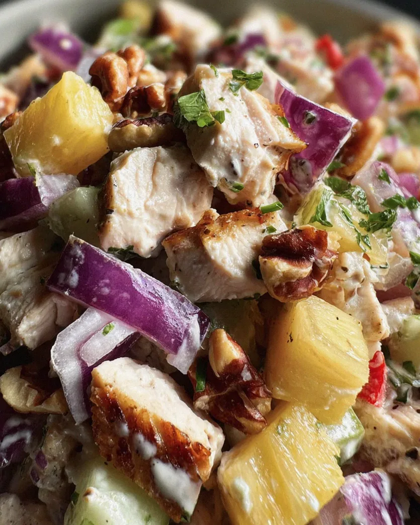 Hawaiianischer Hühnersalat – Schritt 2