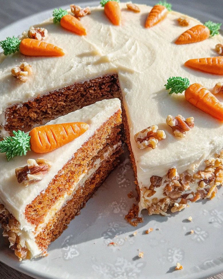 Karottenkuchen mit Frischkäse-Frosting – Schritt 1