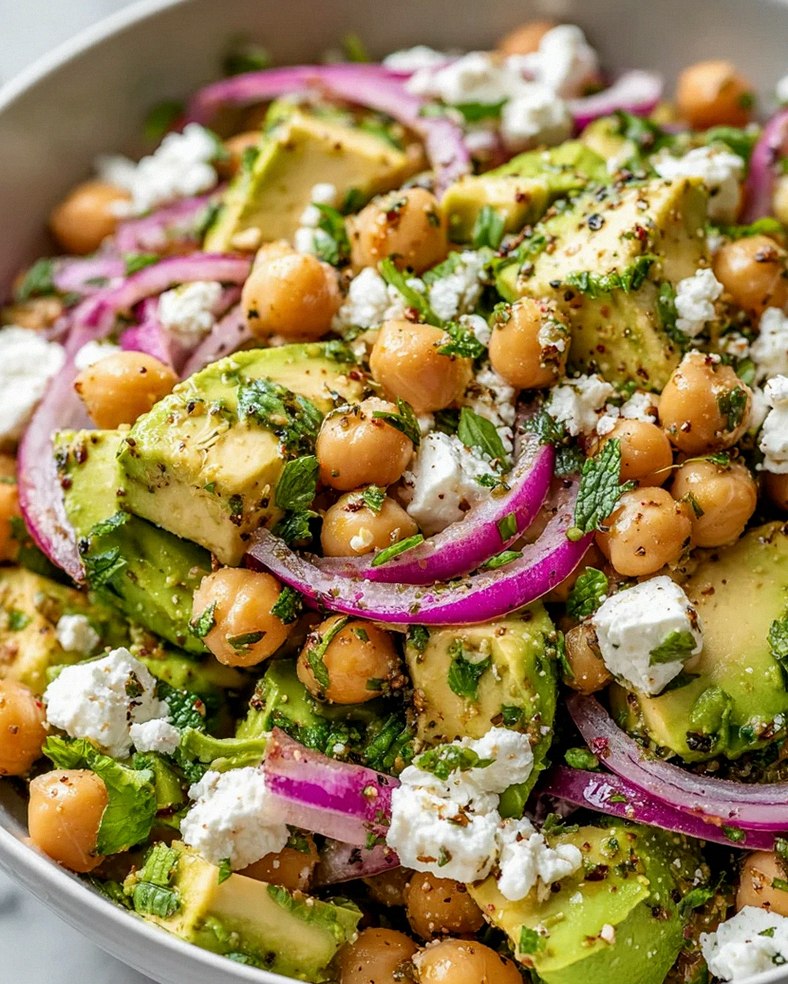 Kichererbsen-Feta-Avocado-Salat – Schritt 2