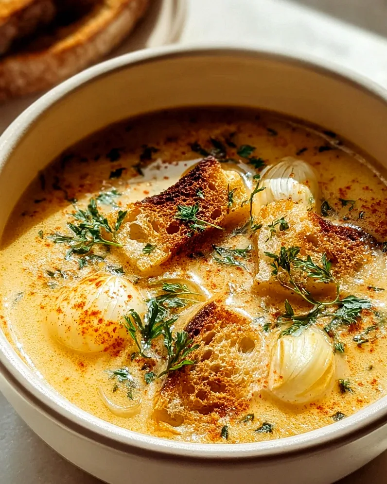 Knoblauchsuppe Rezept: Herzhaft & Cremig genießen!