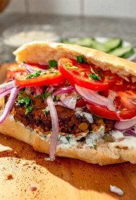 Knusprige Linsen-Veggie-Patties: Dein Traum-Sandwich!