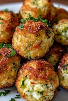 Knusprige Zucchini-Feta-Bällchen für jeden Anlass