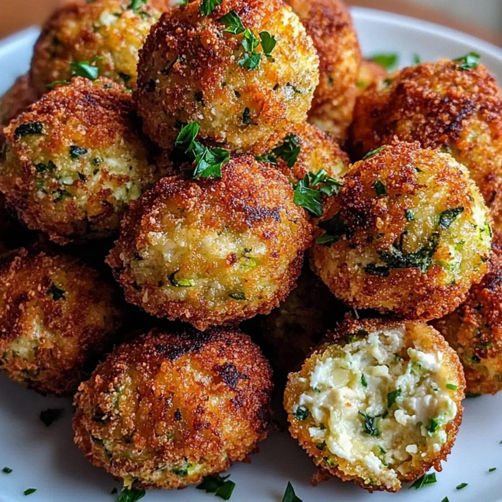 Knusprige Zucchini-Feta-Bällchen für jeden Anlass – Schritt 1