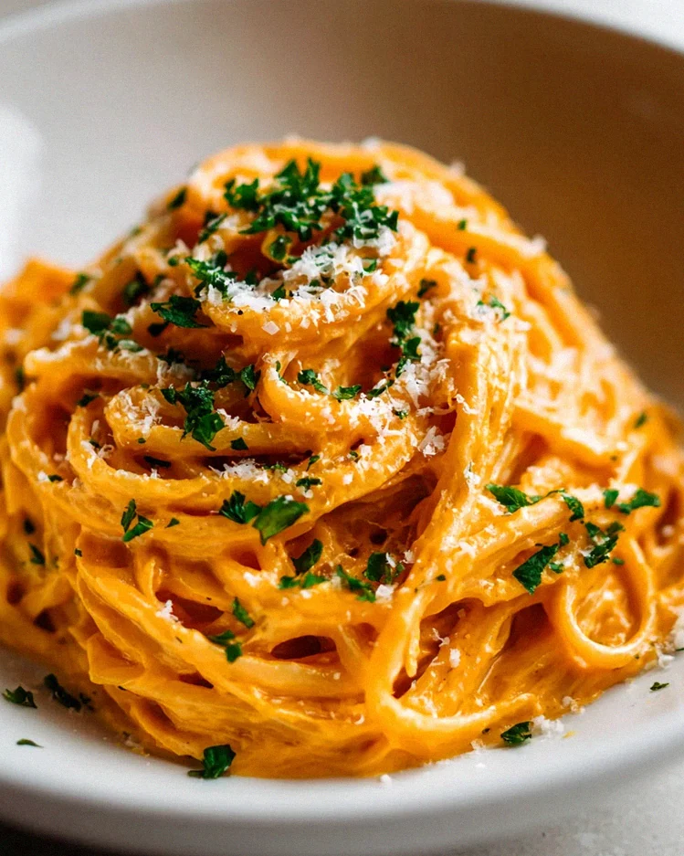 Köstliche One Pot Kürbis Pasta