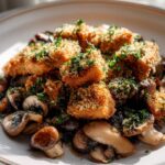 Köstliche Vegane Champignon-Festtagskruste