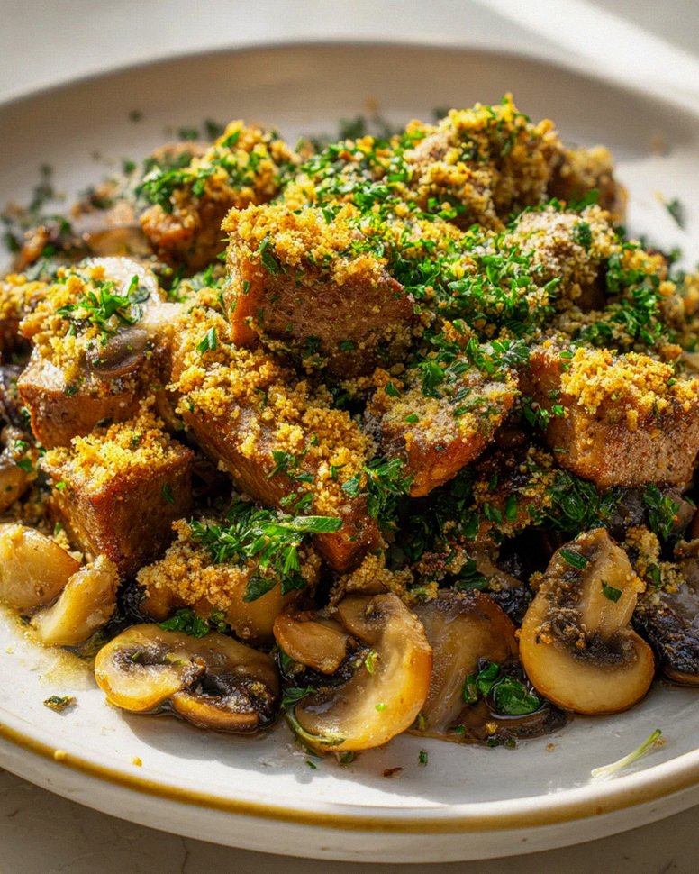 Köstliche Vegane Champignon-Festtagskruste – Schritt 2