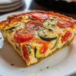 Krustenlose Zucchini-Tomaten-Quiche ganz einfach gemacht
