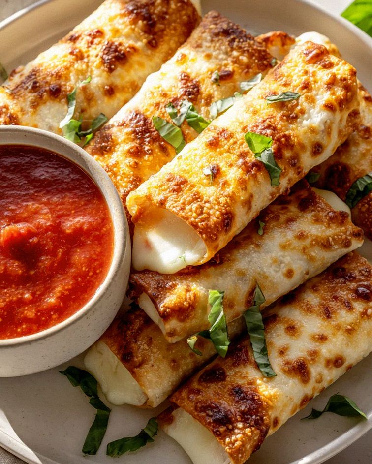 Leckere Pizza Roll Breadsticks: Mozzarella & Tomatensauce! – Schritt 2