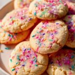Leckere Vanille Osterkekse mit bunten Streuseln Rezept