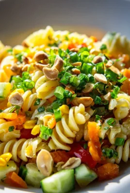 Limetten Crunch Nudelsalat – Frisch, knackig und lecker!