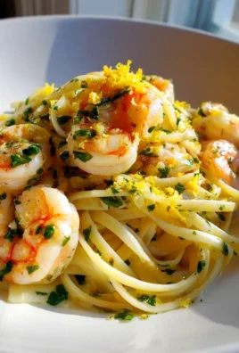 Linguine mit saftigen Garnelen & spritziger Zitronensauce