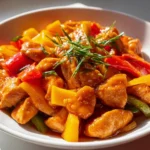 Mango Chicken mit süßer Paprika-Pracht