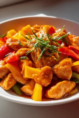 Mango Chicken mit süßer Paprika-Pracht