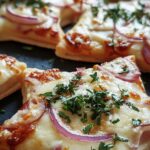 Mini-Flammkuchen-Sterne