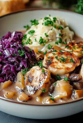 Pilz-Maronen Ragout mit Knödeln Einfach Zubereiten