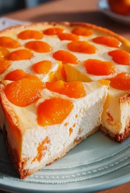 Quarkkuchen mit Mandarinen