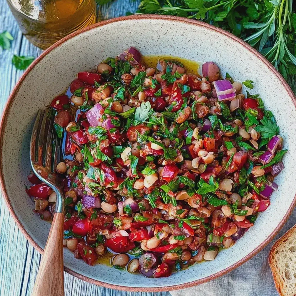 Rote Bete Linsensalat mit frischen Zutaten – Schritt 1